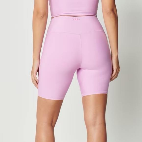 NWT YPB By Abercrombie & Fitch SculptLUX 7" Bike Short Warm Pink Size XS - Picture 2 of 9